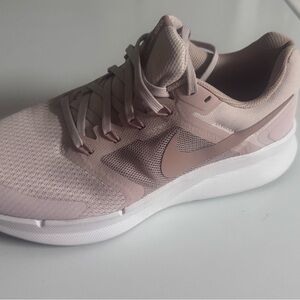 Nike Women's Sneakers - Light Pink and White